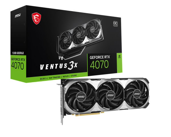 MSI RTX 4070 VENTUS 3X 12 GB VRAM